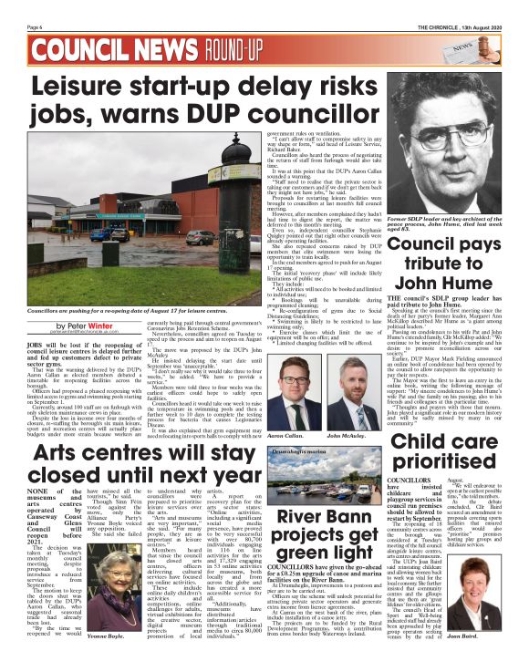 Coleraine Chronicle 13/08/2020